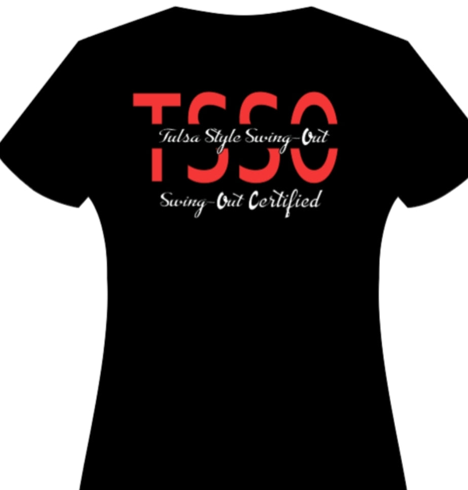 Tulsa Split letters Black