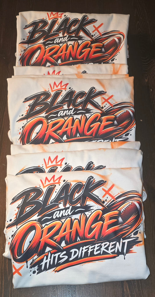 Black and Orange Hits Different
